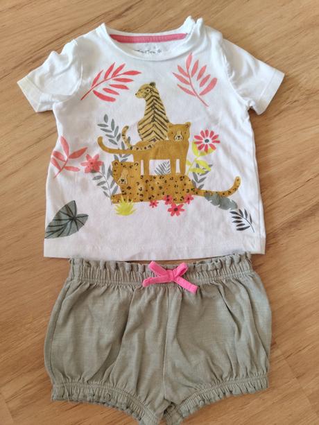 Súpravka kraťase+tričko, f&f,62