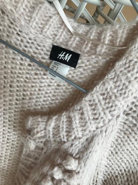 Pletený sveter, h&m,s
