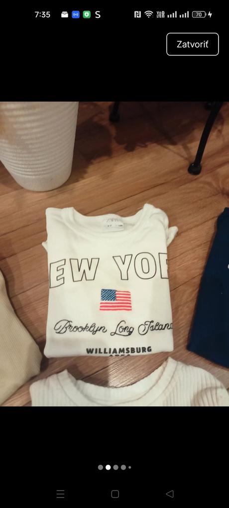 4x zara tričká s dlhým rukávom, zara,116