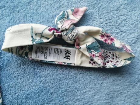 Kvietkovane legíny s čelenkou, h&m,80