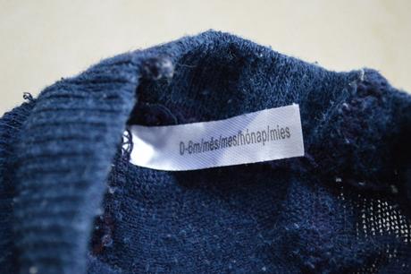 Tmavomodré pančušky 0-6m, zara,17