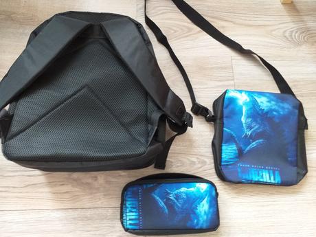 Nový chlapčenský školský batoh/sada godzilla,