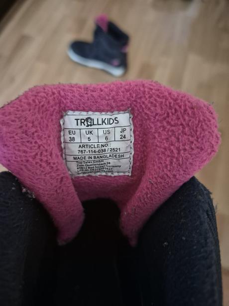 Cizmy dievcenske znacky trollkids, 38