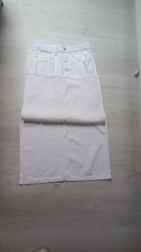 Biela riflova sukňa, 40