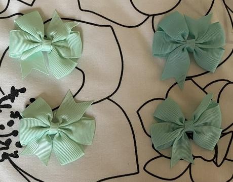 Mašličky so štipcami + sponky - pukačky - 9ks +1,