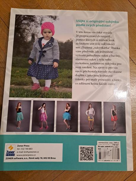 Kniha - siti sukni, sukynek a doplnku, 