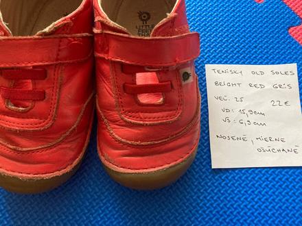 Tenisky old soles veľ. 25, 25