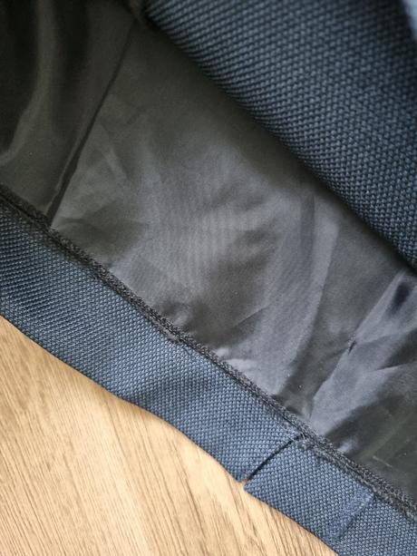 Modro čierna biznis sukňa f&f veľ. 40, f&f,40