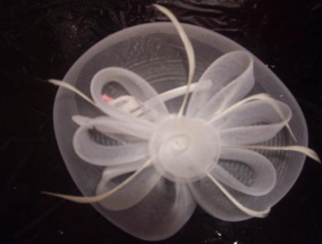 Jedinečný elegantný fascinátor pre mladú dámu tutu, 