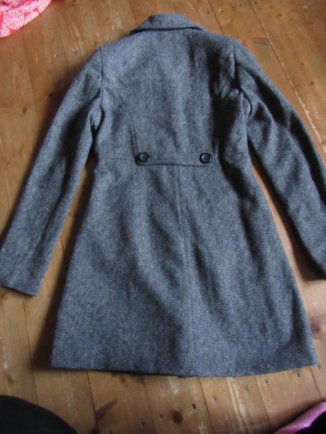 Štýlový vlnený kabátik, madonna,s