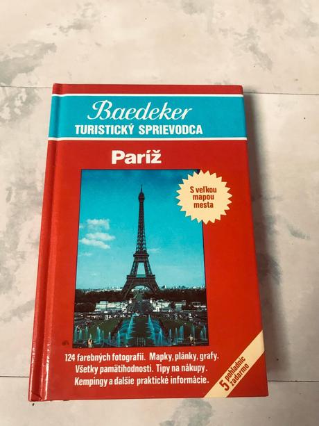 Baedeker pariž + mapa, 