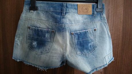 Kraťasy riflové, fishbone,xs