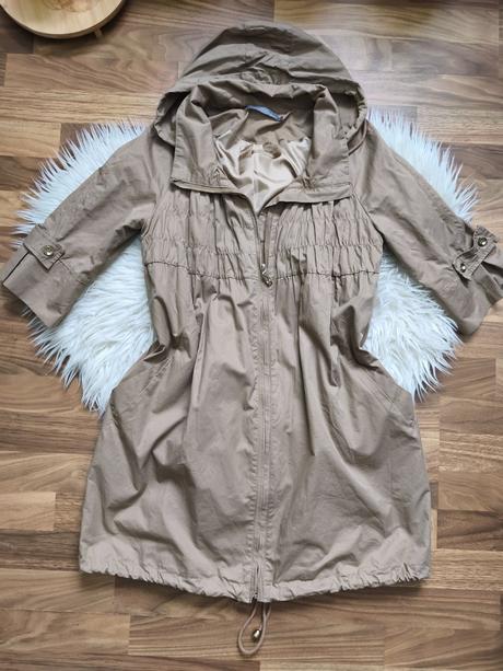 Dámsky štýlový trenckot s 3/4 rukávom, m