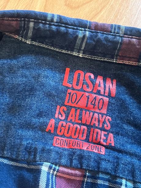 Károvaná košeľa, losan,140