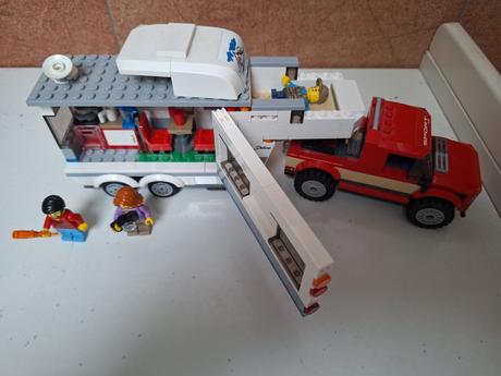 60182 lego city - pick-up a karavan, 