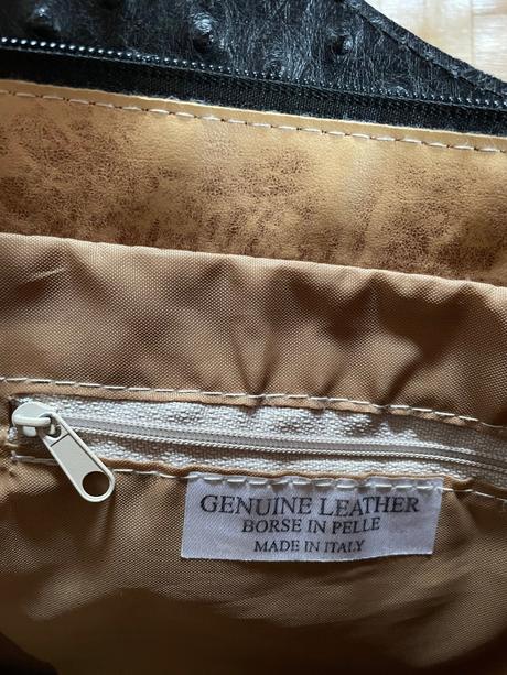 Kožená talianska kabelka, 
