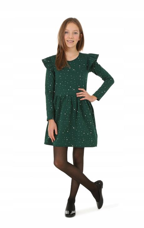 Dievčenské šaty hviezdička, 116 - 158