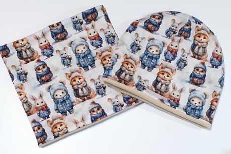 Zimný set, čiapka a nakrčník, 