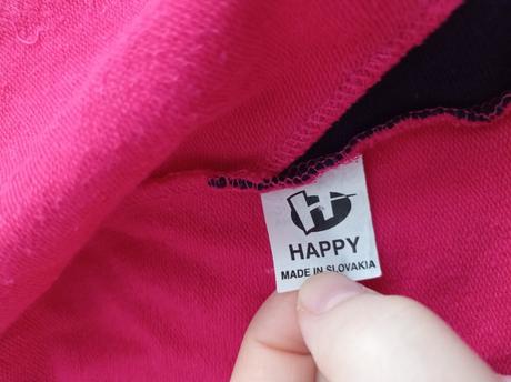 Mikina z teplákovej súpravy happy, 104