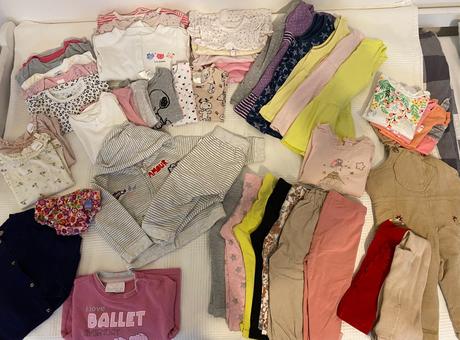 Mix oblečenia 6-12 mesiacov, 68–80