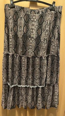 Sukňa s hadím vzorom, bonprix,xxl