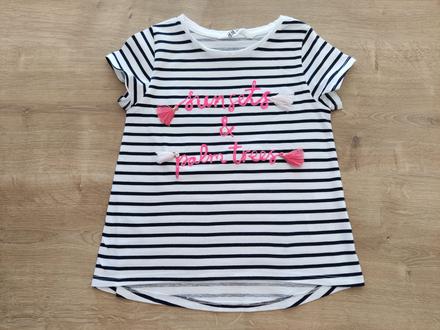 Krásne letné tričko, h&m,98