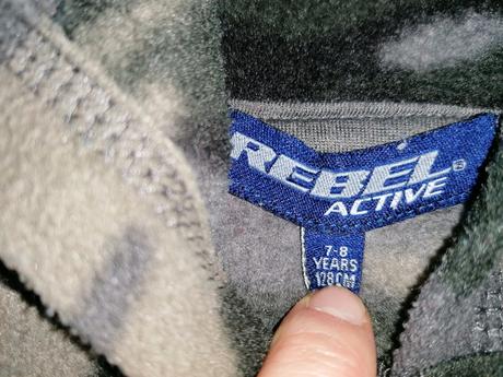 Flísová mikina 122/128, rebel,128