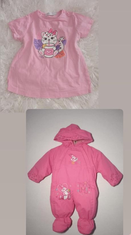 Kombinéza 6/9 mesiacov, tričko, 68