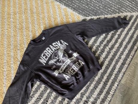 Zateplená mikina divided, h&m,xs