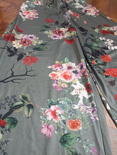 Dámske letné široké kvetinové nohavice gate, gate,s