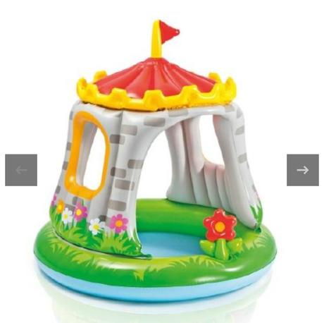 Detsky bazén do strieškou hrad 122x122cm, 