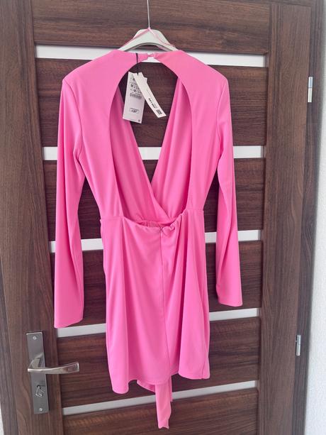 Ruzove saty zara, zara,m