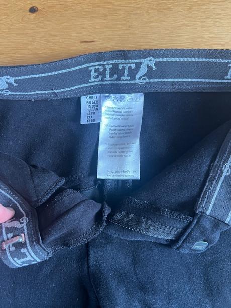 Hrubsie jazdecke nohavice elt, 158