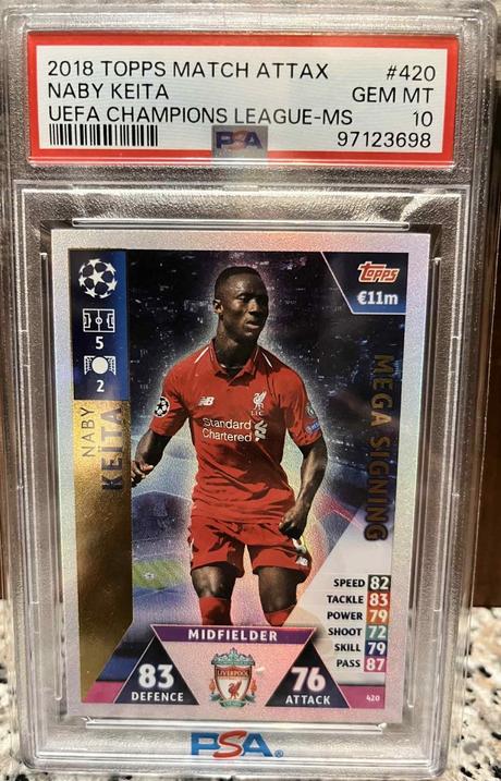 Futbalová karta - naby keita(2018), 