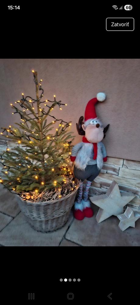 Krásny veľký stojací sob až 80 cm top stav,