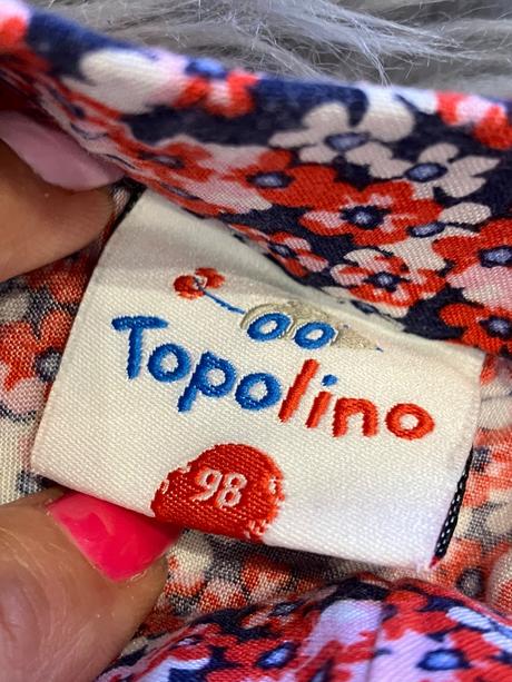 Dievčenské nohavice kvetované letné topolino (98), topolino,98