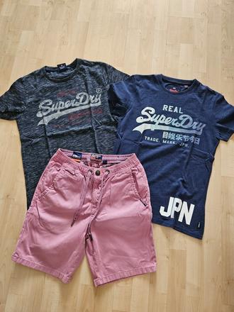 Kraťasy a tričká superdry, s