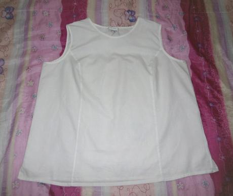 Blúza ľan/bavlna, 52