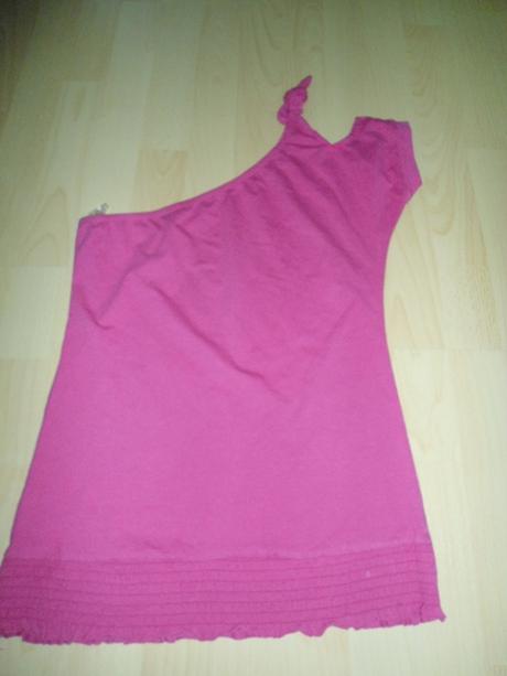 Tmavoruzove tricko - cez rameno, m