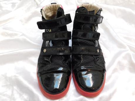 Trendy dámske kožené tenisky, 38