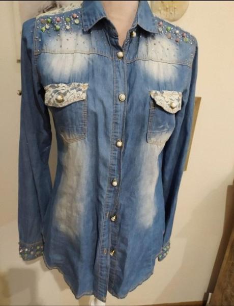 Riflová košeľa, m