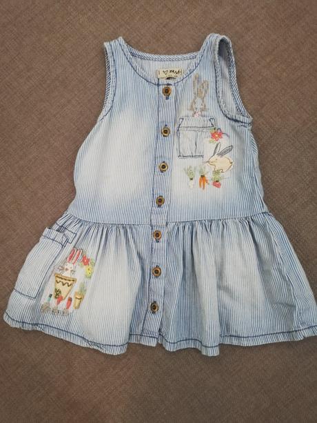 Šaty zo zajkovej kolekcie, next,74