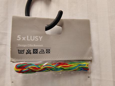 Nová retro dekorácia 5x lusy ikea design ramnek,