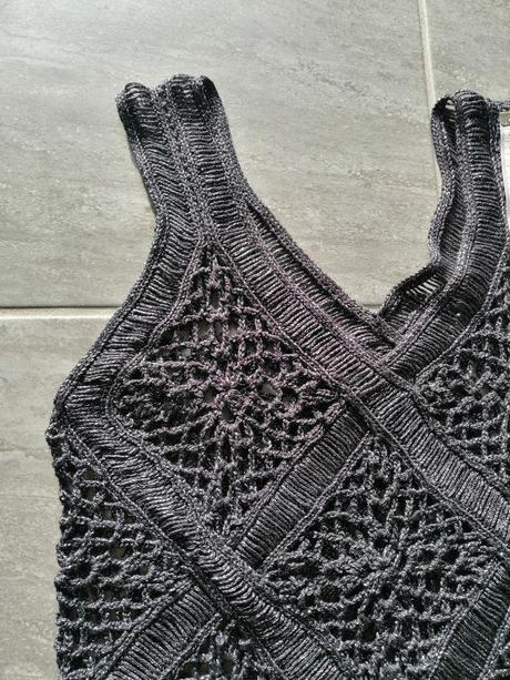 Pletené sivé šaty vs-m, m