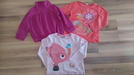 2x tričko na donosenie, 2-3r. - ružové predané, next,98