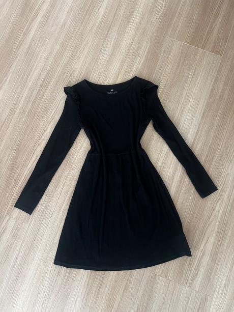 Vrúbkované šaty, h&m,140
