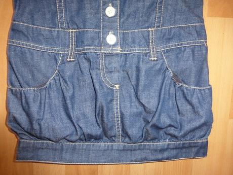 Riflové šatičky benetton, benetton,128