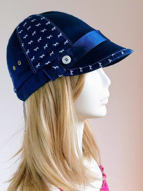 Letná čiapočka so šiltom pre dievčatko 3-7rokov, 98 - 128