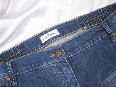 Kvalitné riflové kraťasy ulla popken, 50