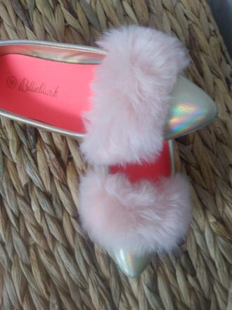 Zdobené balerínky s kožušinkou, 30